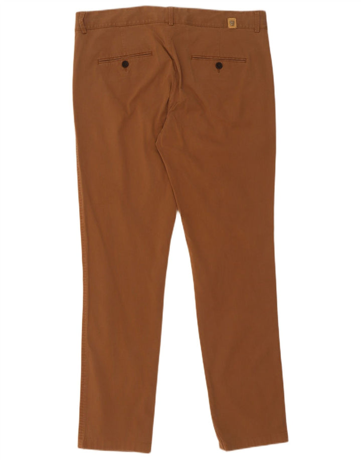 Massimo Dutti Womens Slim Chino Trousers EU 40 Medium W30 L30 Beige