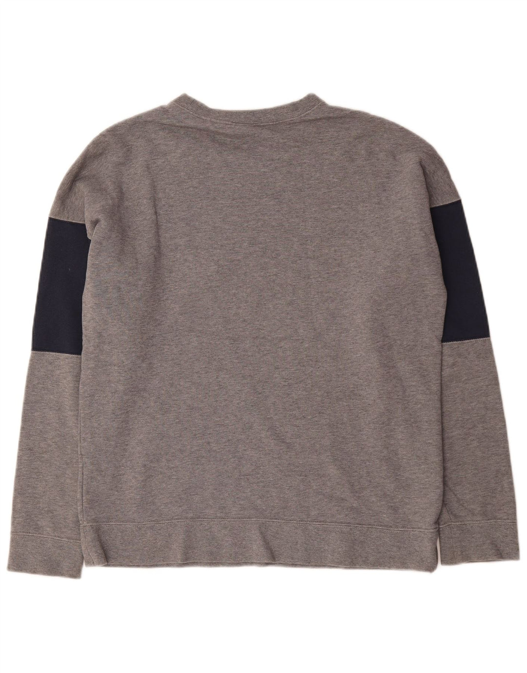 Nike Mens Graphic Sweatshirt Jumper Medium Grey Colourblock Cotton