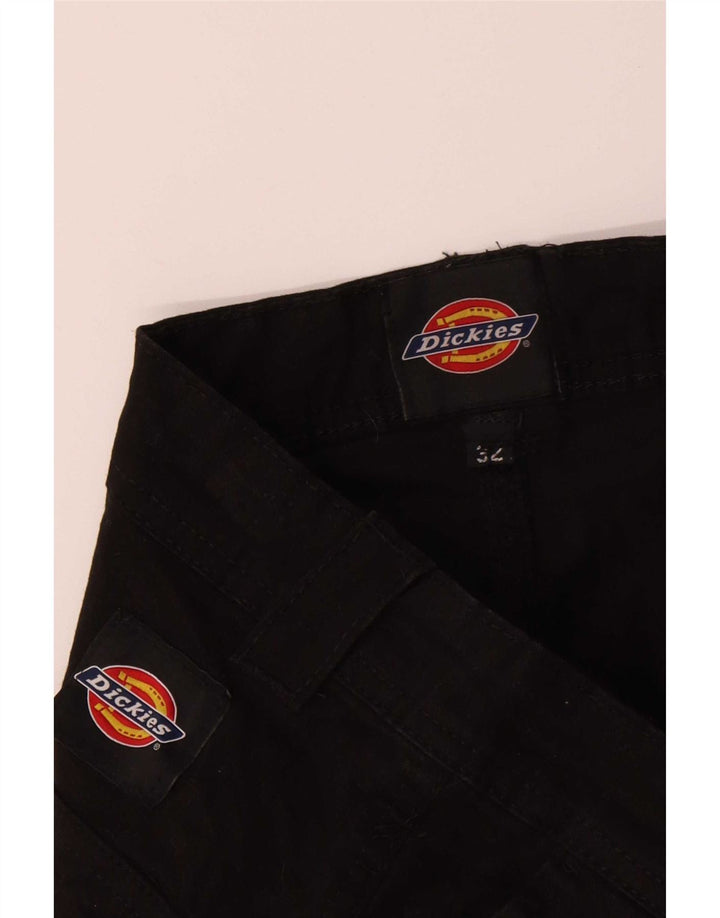 Dickies Mens Straight Cargo Trousers W32 L27 Black