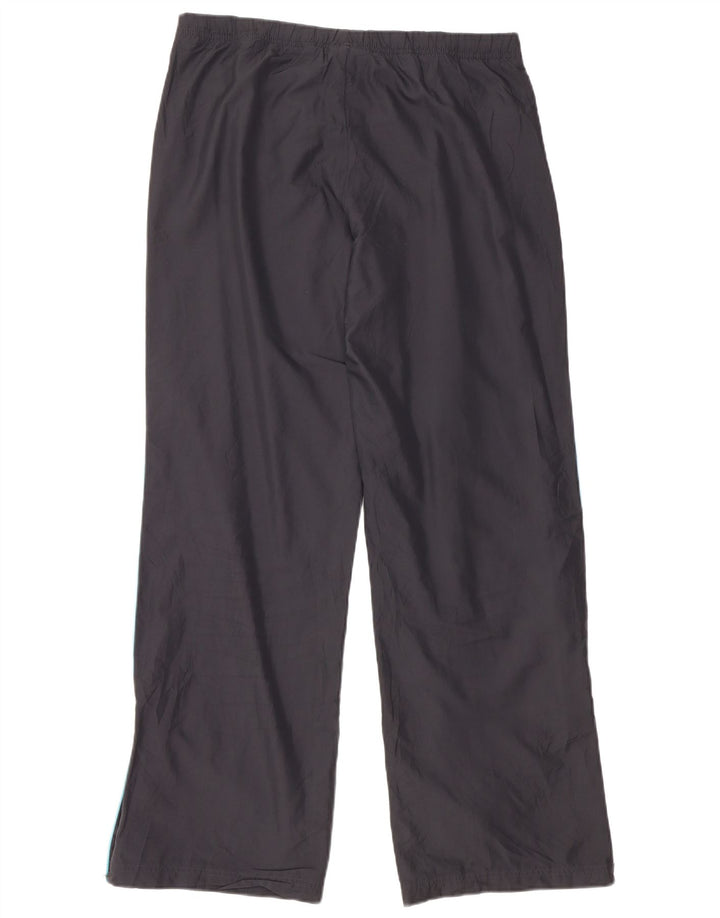 ADIDAS Womens Tracksuit Trousers UK 12 Medium Black Polyester