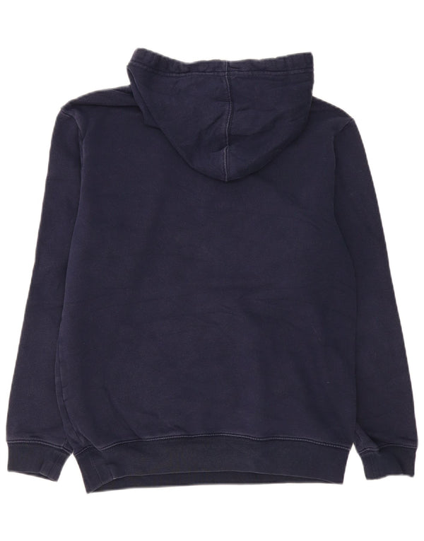Gap Mens Graphic Hoodie Jumper Small Navy Blue Cotton