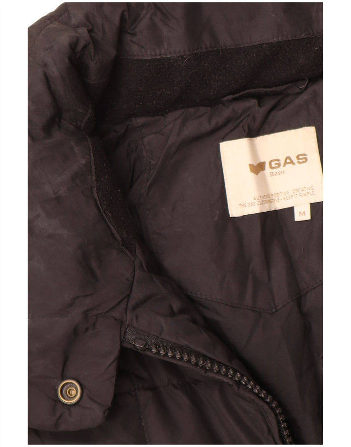Gas Womens Padded Jacket UK 14 Medium Black Polyamide