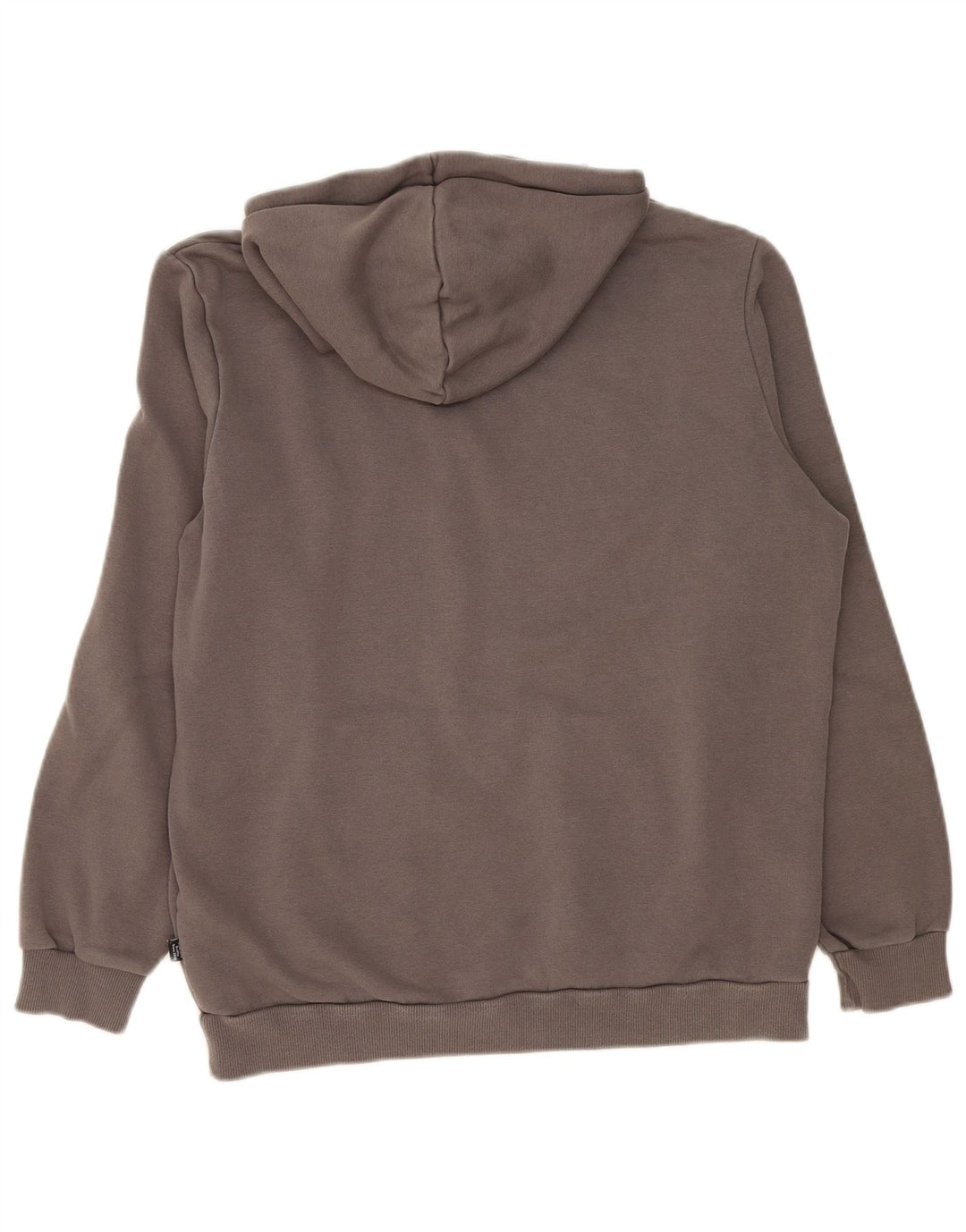 Puma Mens Graphic Hoodie Jumper Medium Grey Cotton