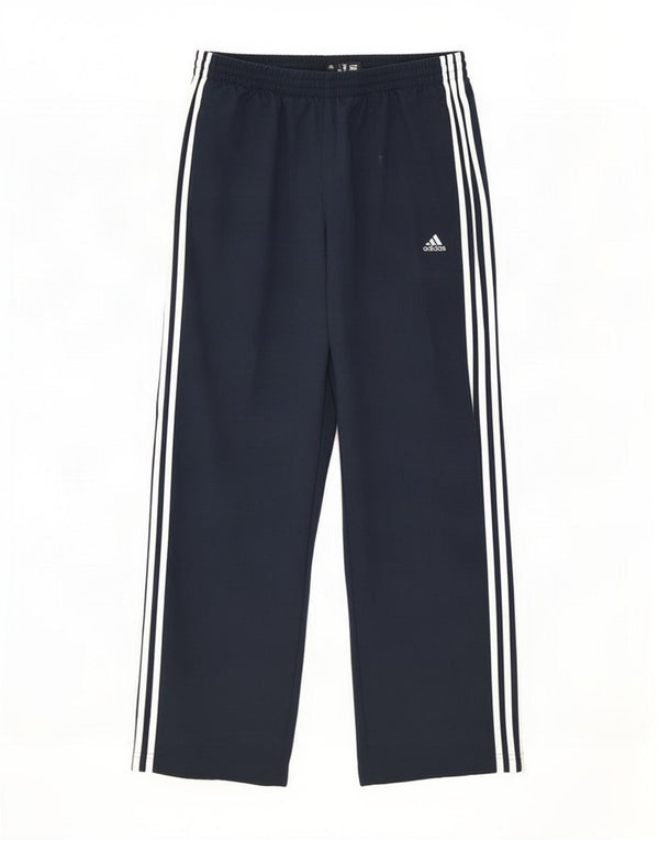 Adidas Mens Clima 365 Tracksuit Trousers Medium Navy Blue Polyester