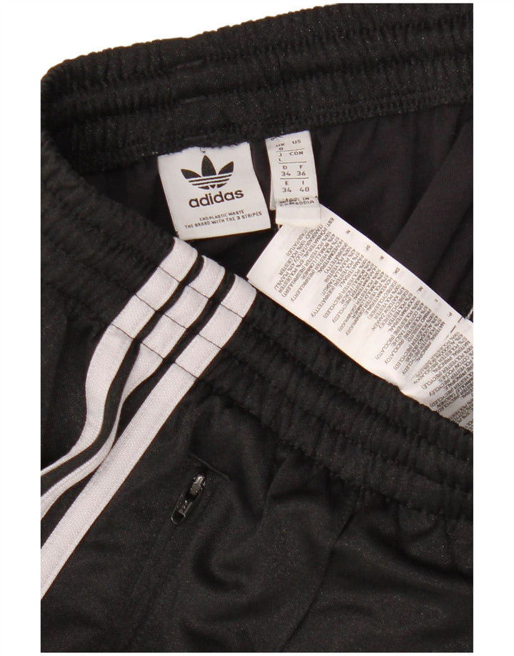 ADIDAS Womens Tracksuit Trousers UK 8 Small  Black Polyester