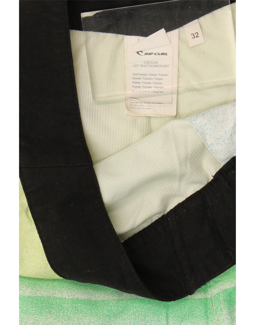 Rip Curl Mens Swimming Shorts Medium  Multicoloured Striped Polyester