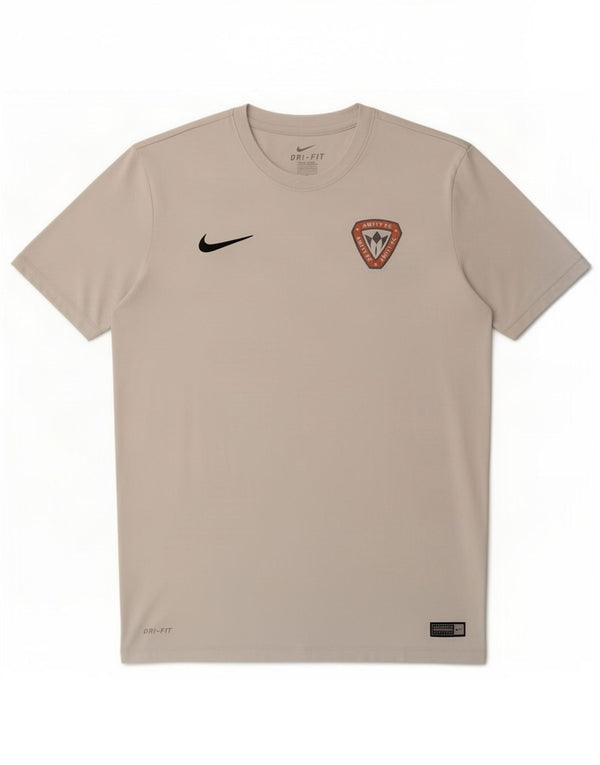 Nike Mens Dri Fit Graphic T-Shirt Top Large White Polyester