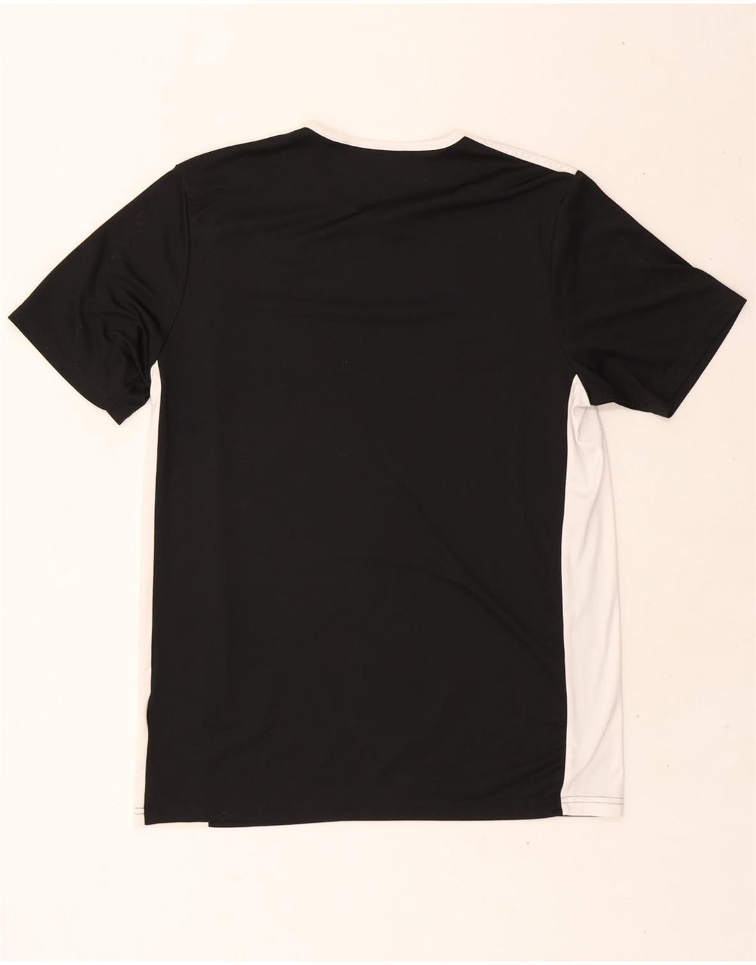 ADIDAS Mens Climalite T-Shirt Top Large Black Colourblock Polyester Vintage Adidas and Second-Hand Adidas from Messina Hembry 