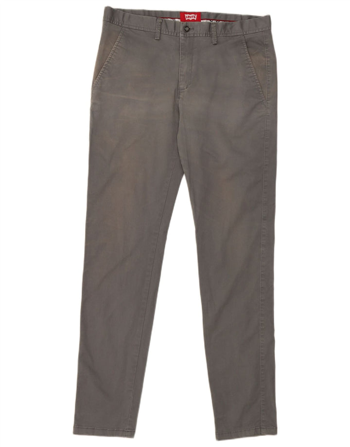 Levi's Mens Slim Chino Trousers W32 L30 Grey