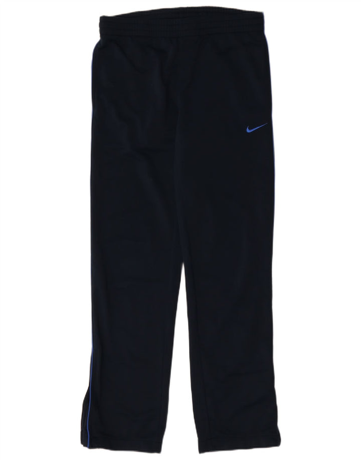 Nike Mens Tracksuit Trousers Medium Navy Blue Polyester
