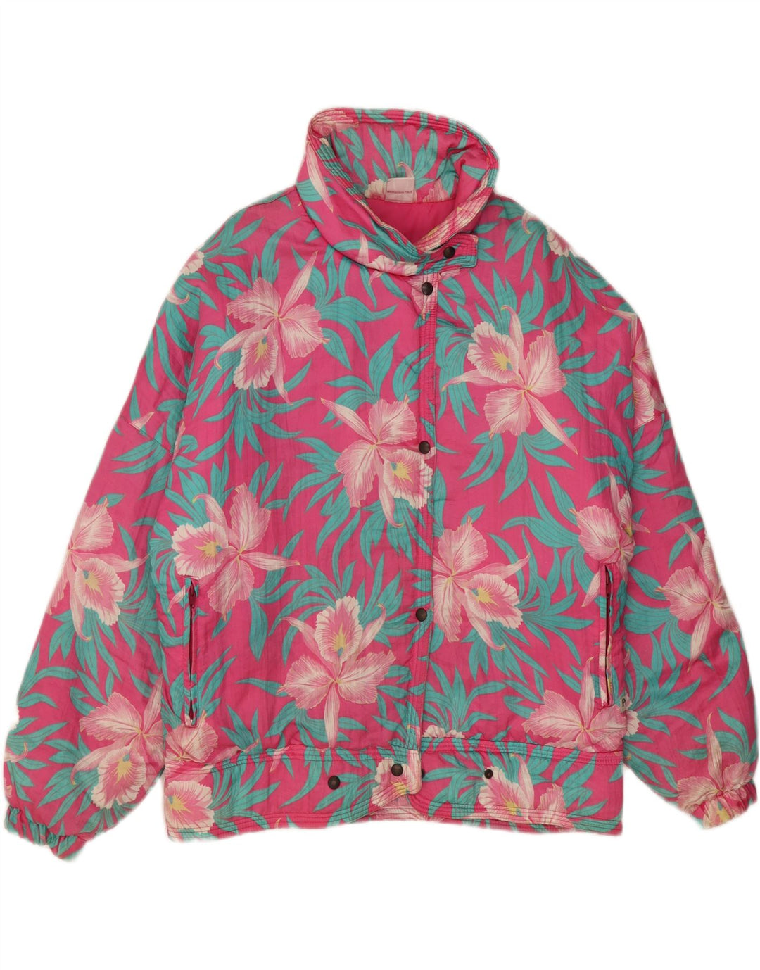 Peralp Womens Windbreaker Jacket UK 18 XL Pink Floral