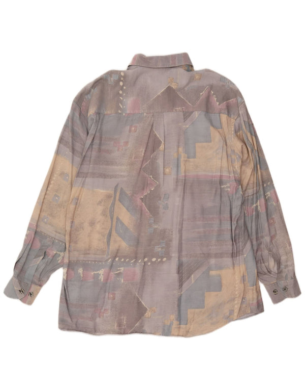 Club D'Amingo Mens Shirt Size 41/42 Large Multicoloured Patchwork