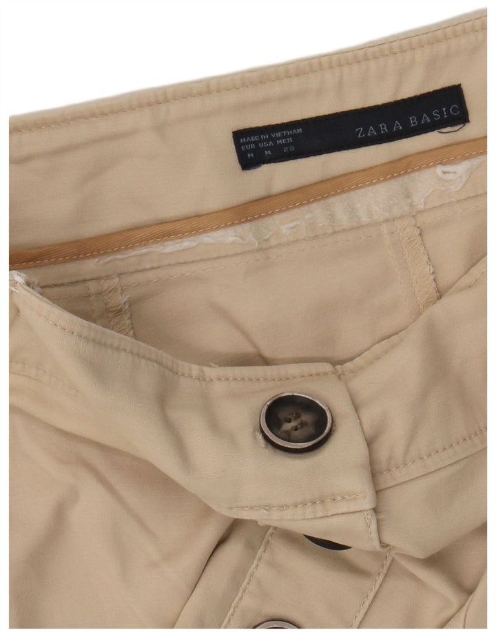 ZARA Womens Pencil Skirt Medium W28 Beige