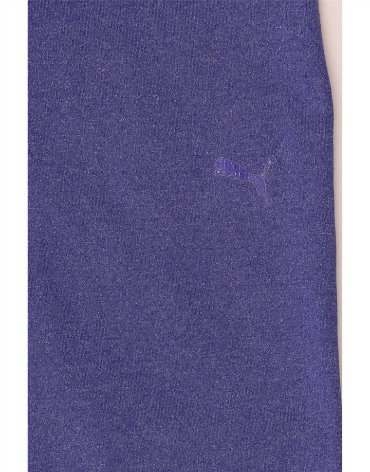 Puma Womens Leggings UK 14 Medium Blue