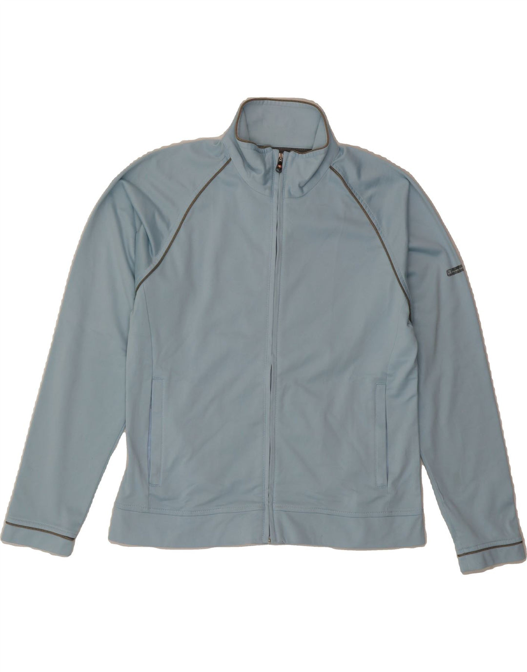 CHAMPION Womens Tracksuit Top Jacket UK 12 Medium Blue Polyester Vintage Champion and Second-Hand Champion from Messina Hembry 