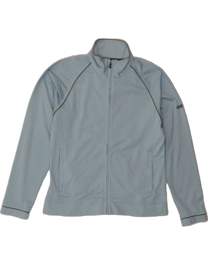 CHAMPION Womens Tracksuit Top Jacket UK 12 Medium Blue Polyester Vintage Champion and Second-Hand Champion from Messina Hembry 