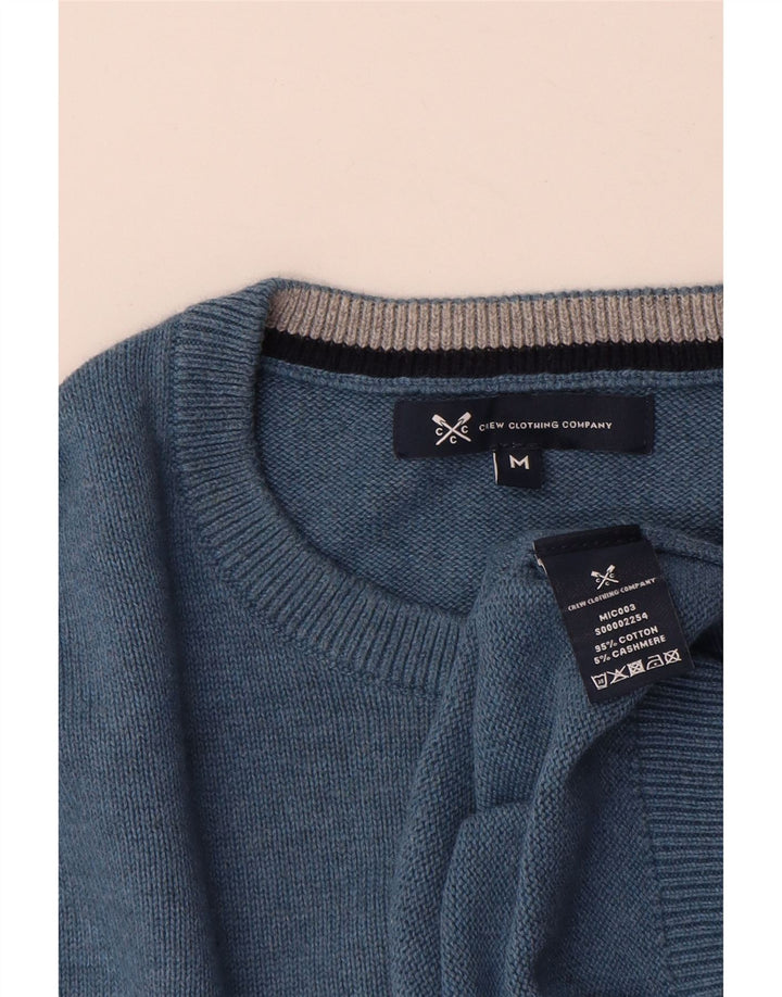 Crew Clothing Mens Crew Neck Jumper Sweater Medium Blue Cotton