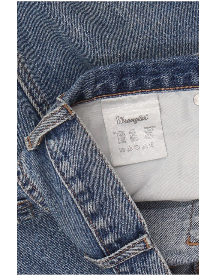 WRANGLER Mens Regular Fit Straight Jeans W40 L32 Blue Cotton