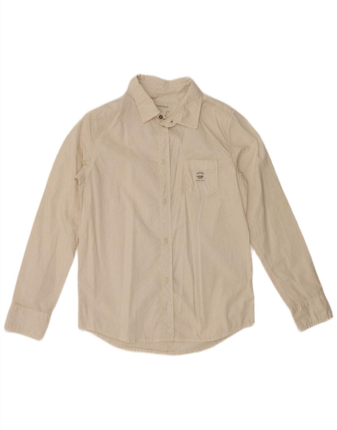 Diesel Boys Shirt 11-12 Years Large Off White