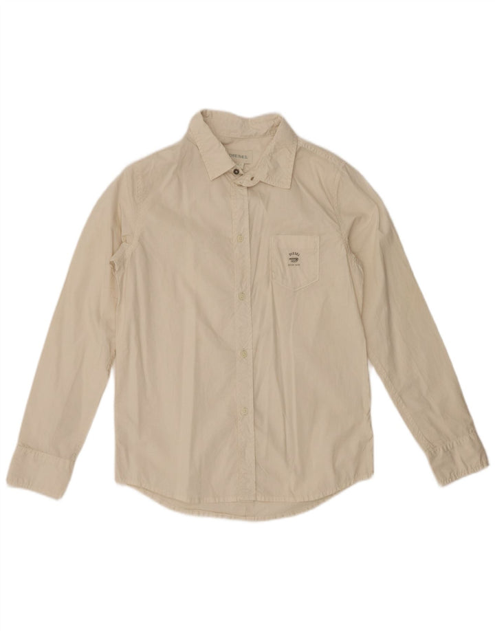 Diesel Boys Shirt 11-12 Years Large Off White