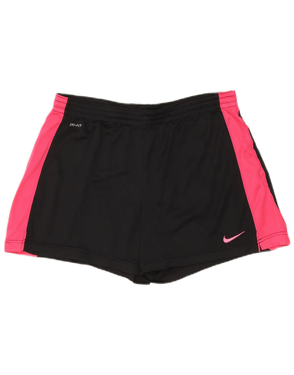 Nike Mens Dri Fit Sport Shorts Large Black Colourblock Polyester