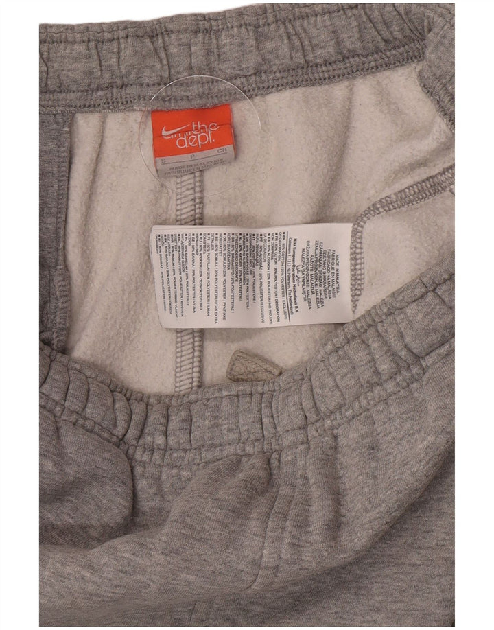 Nike Mens Tracksuit Trousers Joggers Small Grey Cotton