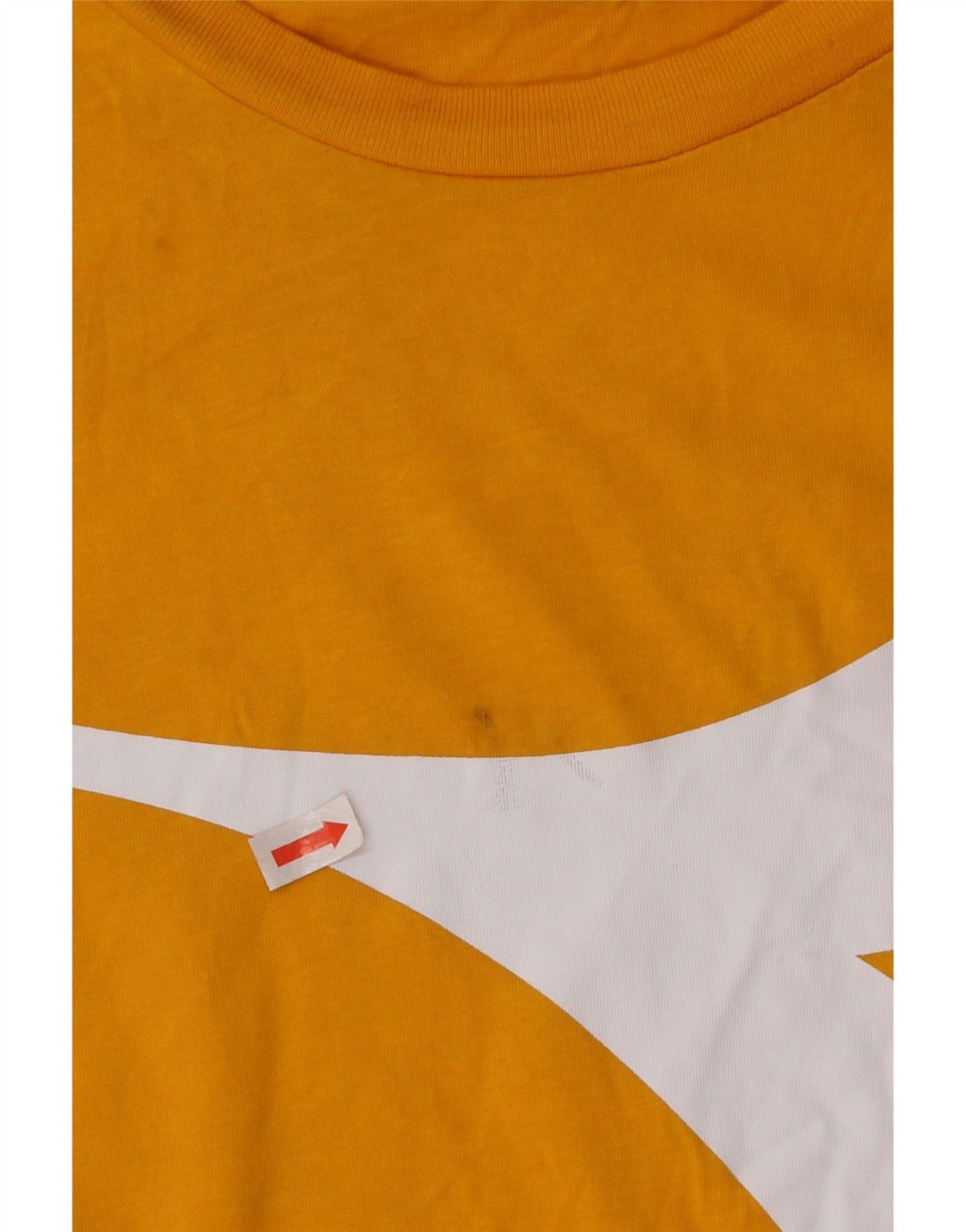 Diadora Mens Graphic T-Shirt Top Large Yellow