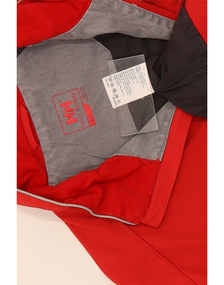 Helly Hansen Mens Graphic Bomber Jacket UK 40 Large Red Polyamide Sports