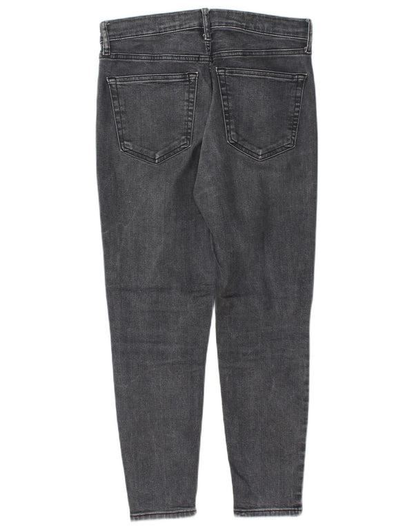 Topshop Womens Jamie Skinny Jeans W30 L28 Grey Cotton