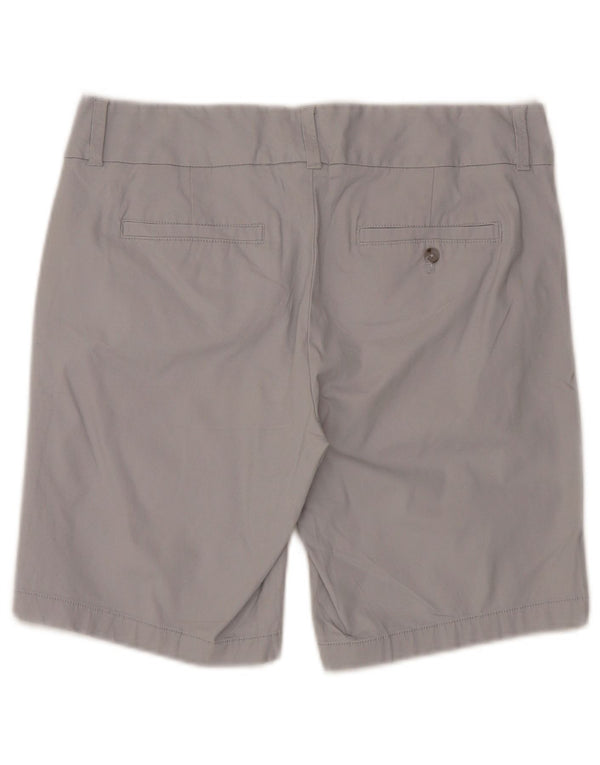 J. CREW Womens Chino Shorts US 6 Medium W30  Grey Cotton