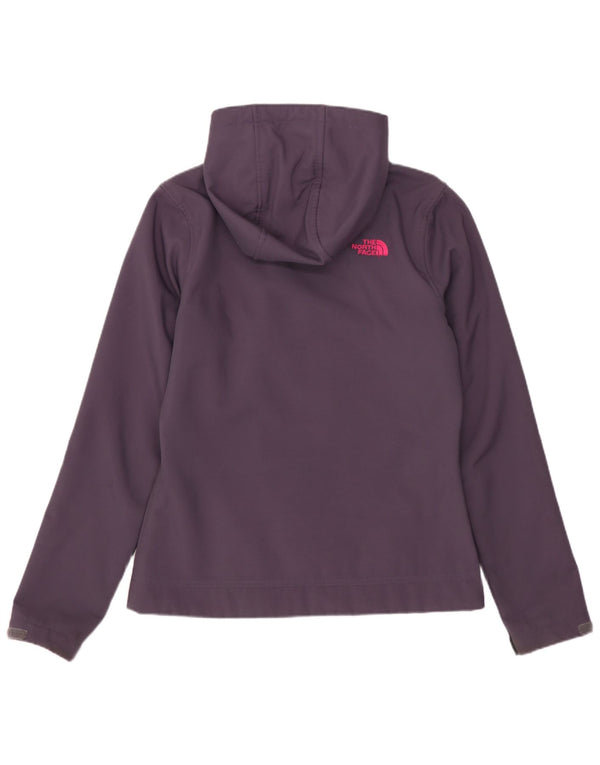 THE NORTH FACE Womens Hooded Windbreaker Jacket UK 10 Small Purple