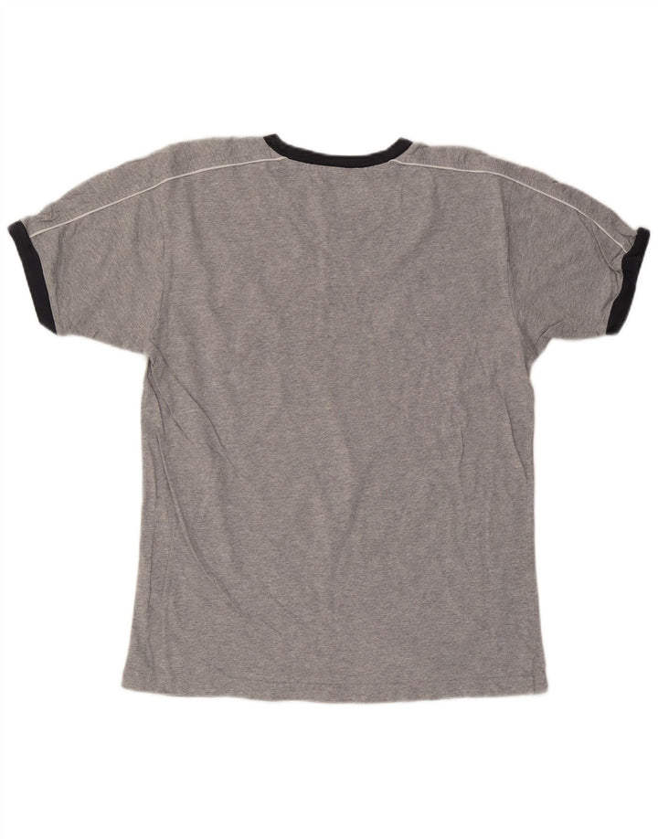 Champion Mens T-Shirt Top Large Grey