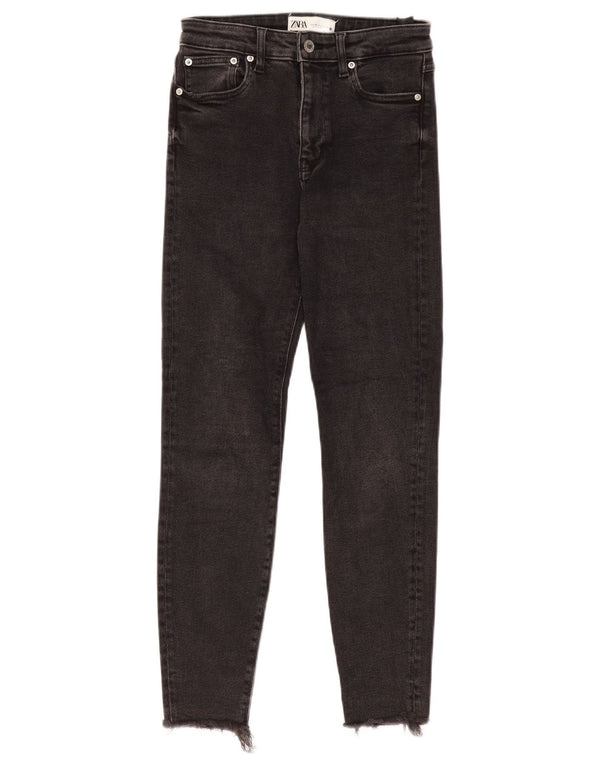 Zara Womens Skinny Jeans EU 38 Small W28 L27 Black