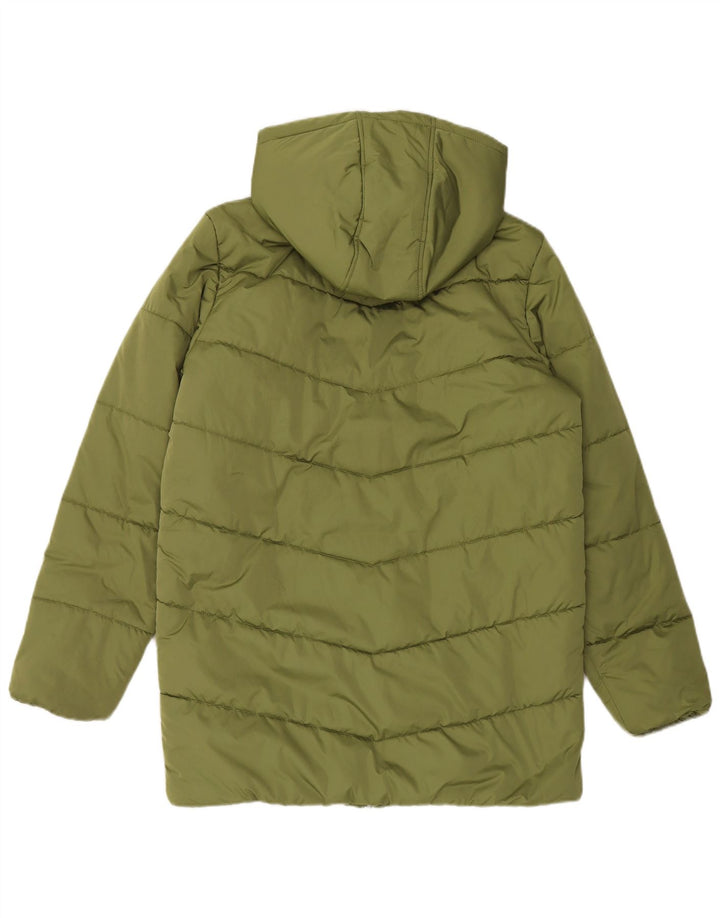 Vans Womens Hooded Padded Coat UK 16 Large Green