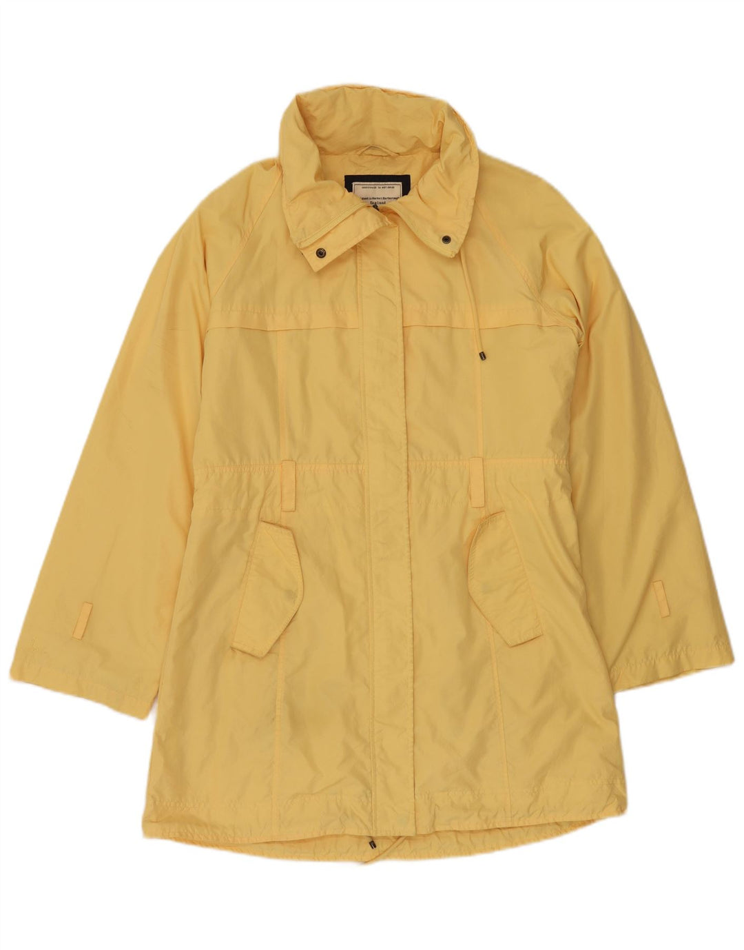 JOULES Womens Raincoat UK 12 Medium  Yellow Polyester