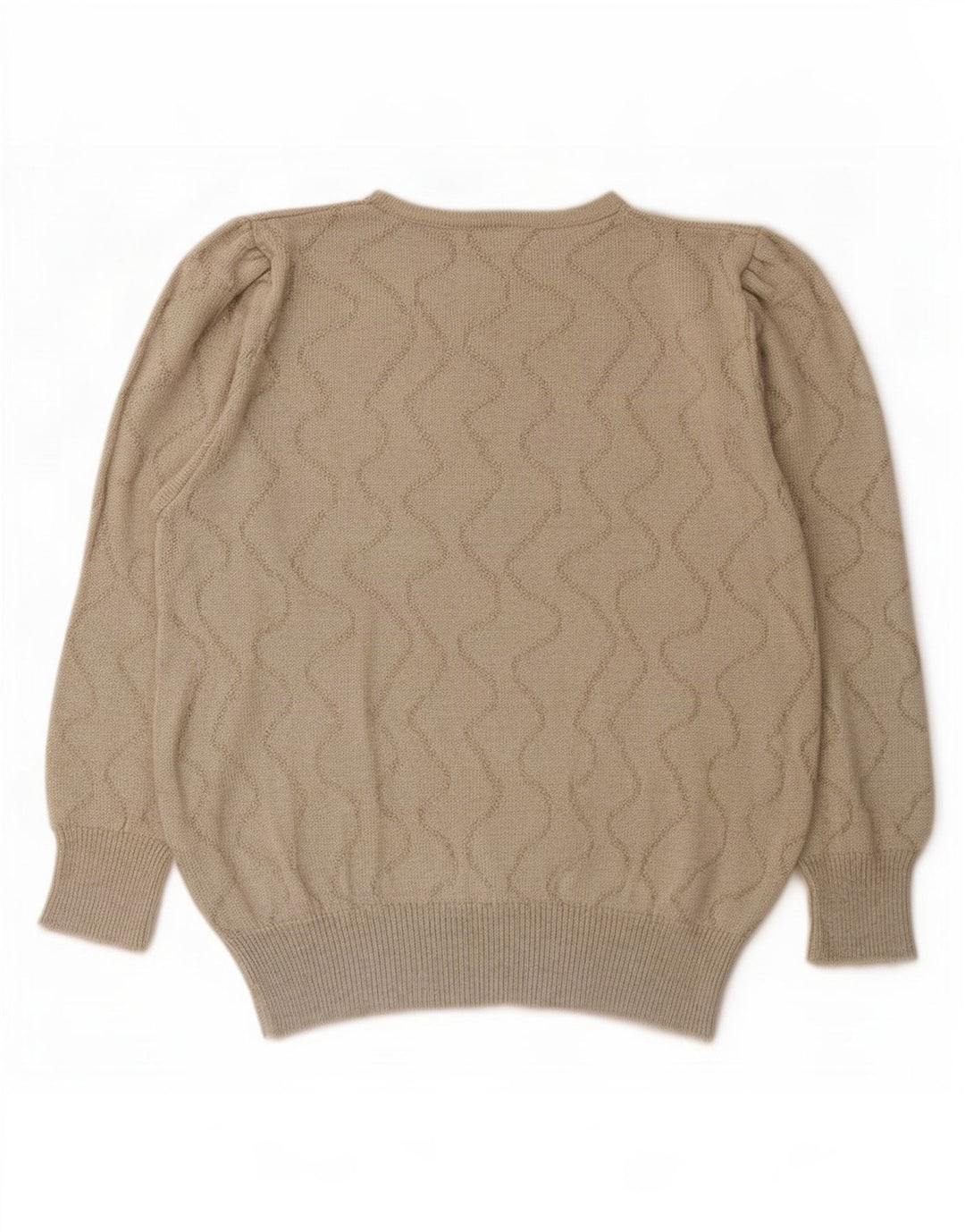 Rabe Womens Graphic Crew Neck Jumper Sweater EU 38 Medium Grey Striped