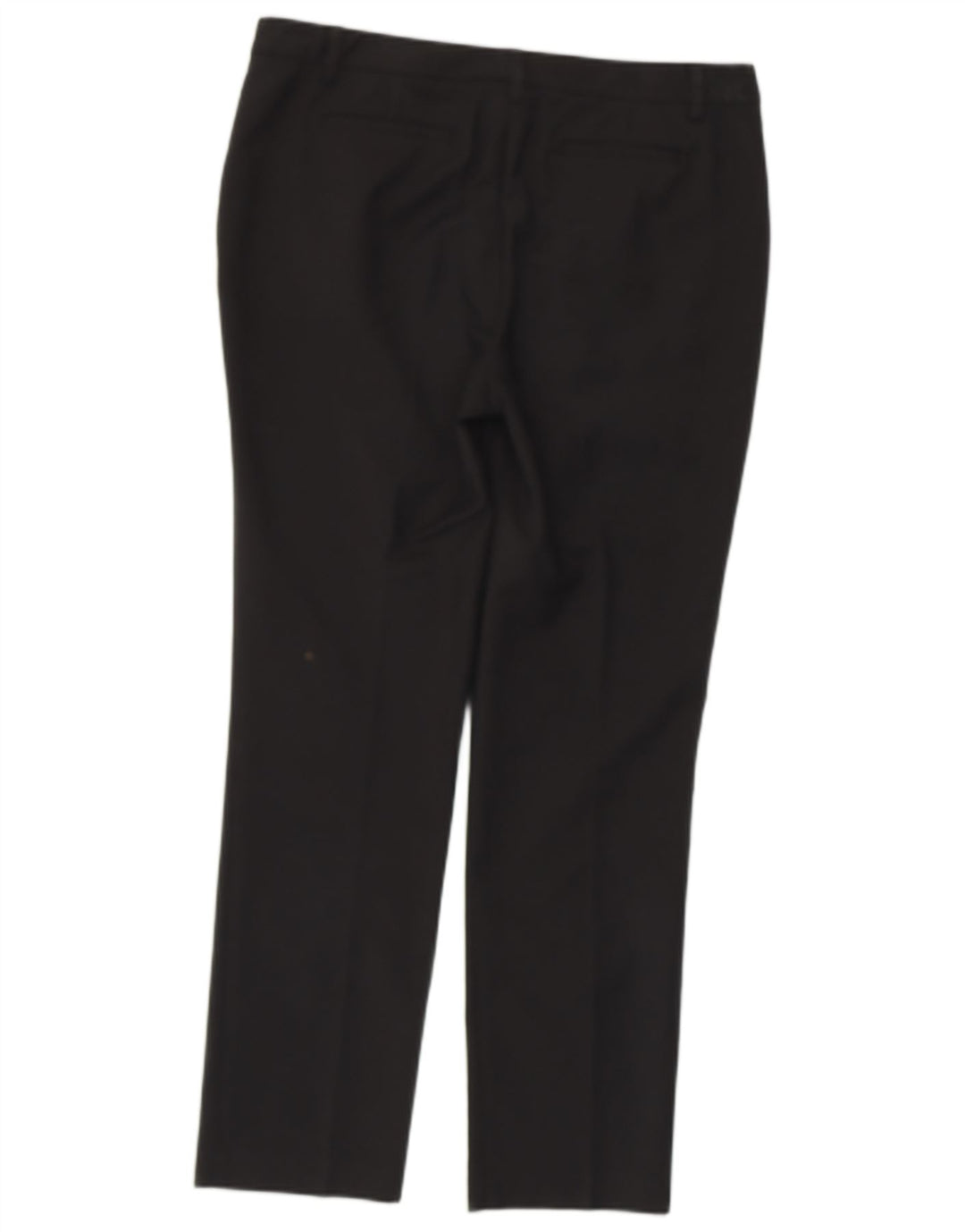 REISS Womens Slim Suit Trousers UK 14 Large W33 L27 Black Cotton