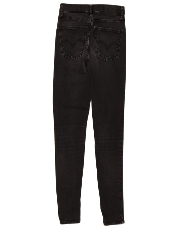 Levi's Womens Mile High Super Skinny Jeans W26 L30 Black