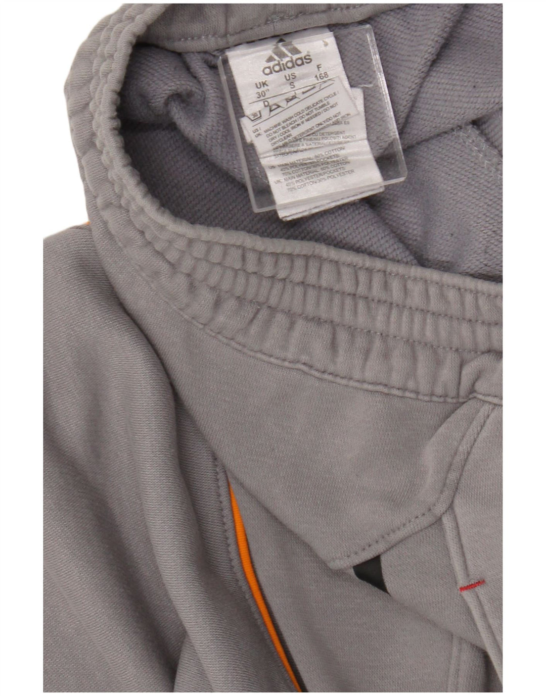 Adidas Mens Tracksuit Trousers Small  Grey Cotton