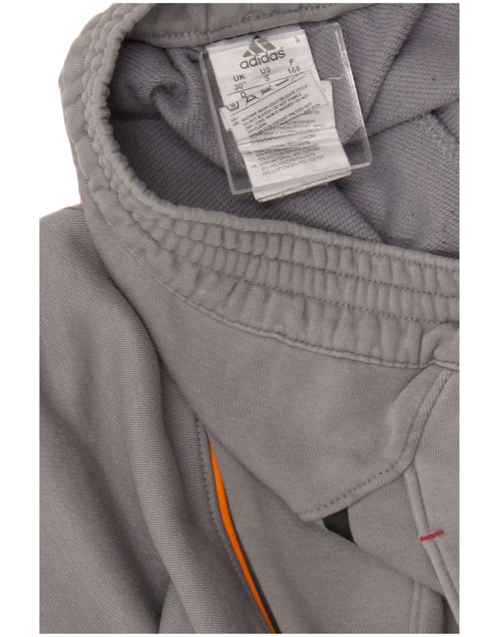 Adidas Mens Tracksuit Trousers Small  Grey Cotton