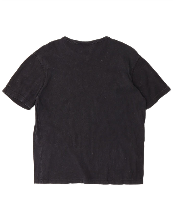 LERROS Mens T-Shirt Top Large Black Cotton
