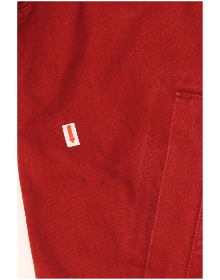 MURPHY & NYE Mens Sailwear Bomber Jacket UK 38 Medium Red Cotton