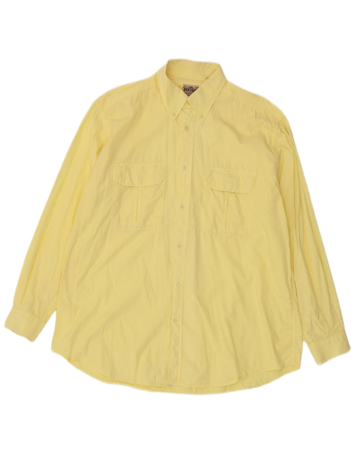 Durango Mens Shirt Size 16 1/2 42 Large Yellow