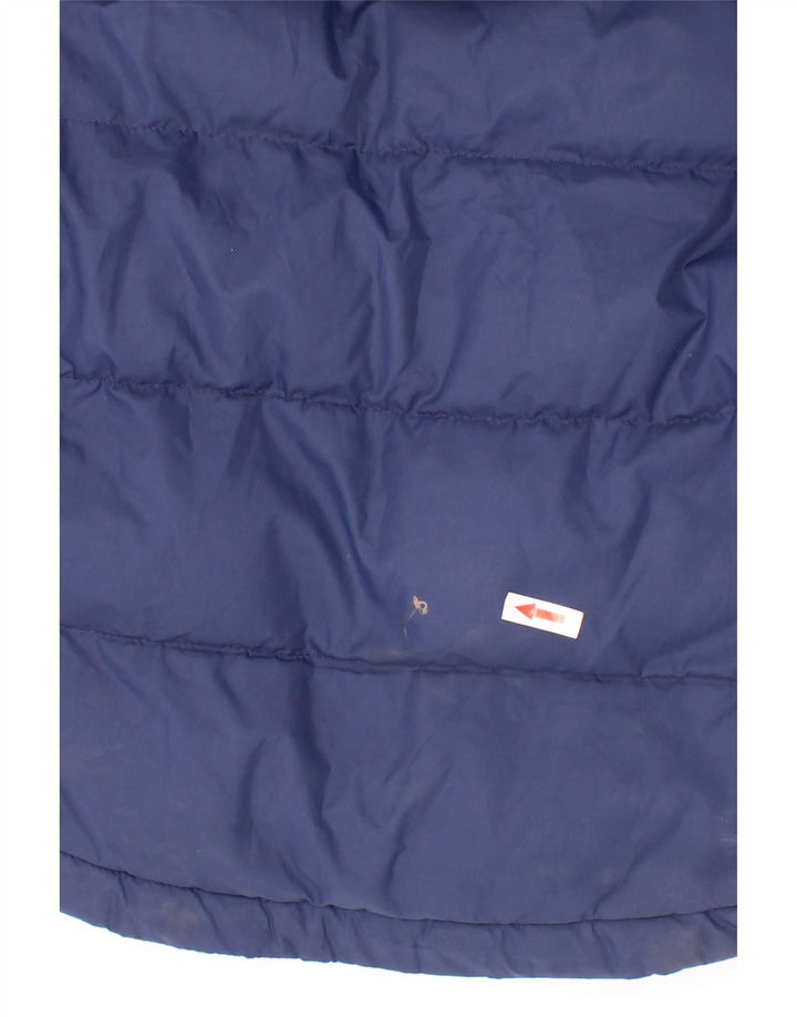 Timberland Boys Hooded Padded Jacket 4-5 Years Navy Blue Polyester