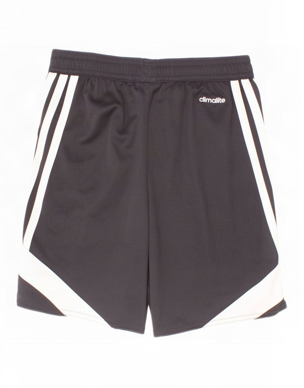 Adidas Boys Climalite Sport Shorts 9-10 Years Medium Black Colourblock