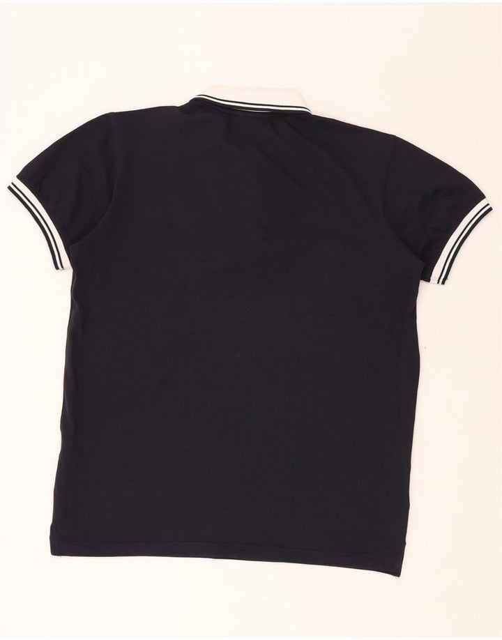 SERGIO TACCHINI Mens Polo Shirt XL Navy Blue Cotton