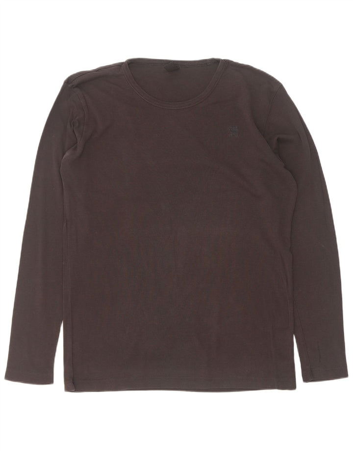 G-Star Mens Top Long Sleeve Medium Black Cotton