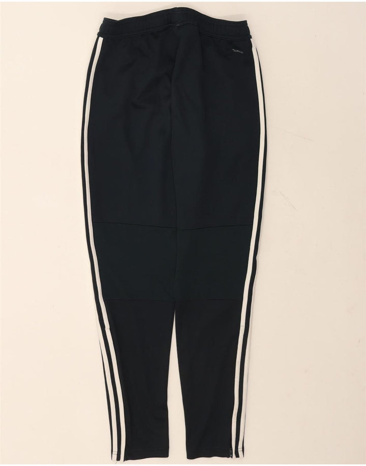 Adidas Mens Real Madrid Tracksuit Trousers Small Black Polyester