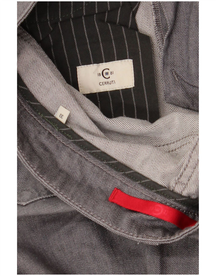 Cerruti 1881 Mens Straight Jeans W33 L29 Grey