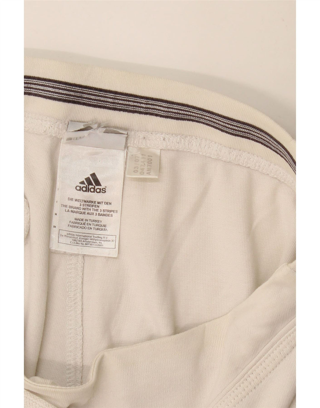 ADIDAS Womens Tracksuit Trousers UK 14 Medium White